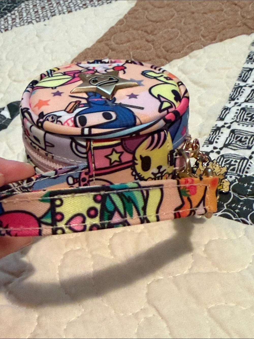 Toki Doki Kawaii Carnival Jujube Paci Pod with Wrist Strap